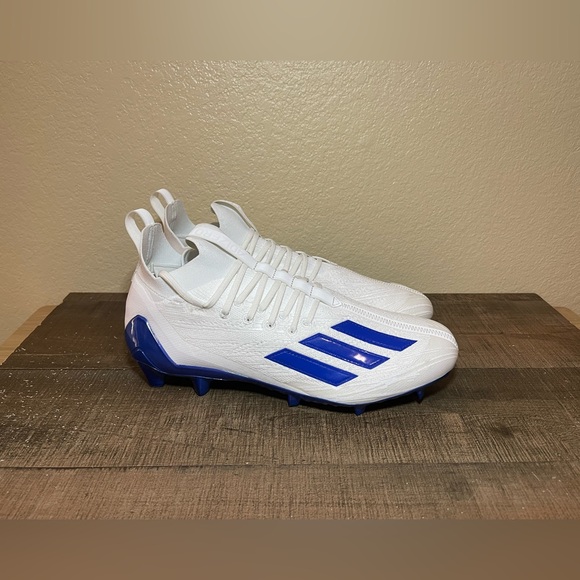 Adidas Adizero Primeknit Football Cleats “White Royal Blue”
- Size 11 Men. - Picture 1 of 10